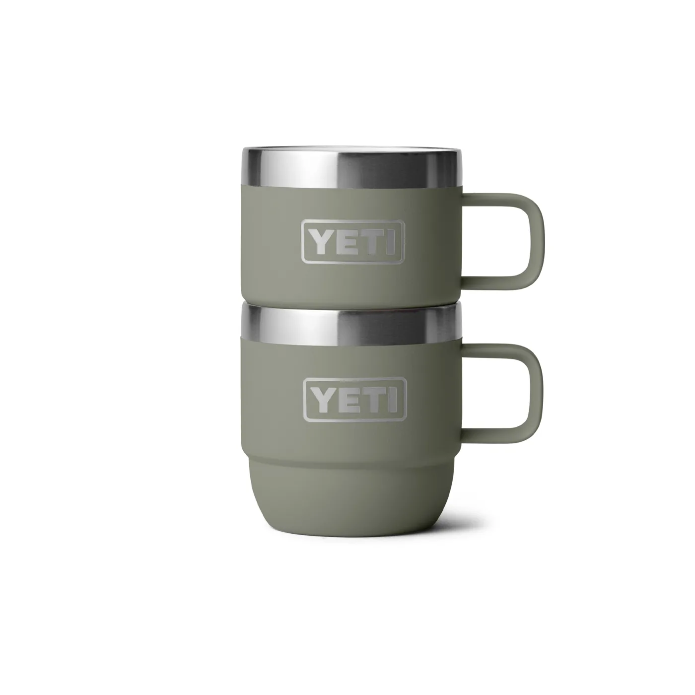 YETI Rambler 6oz stackable mugs in Pampa Green