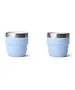 Yeti 4oz Stackable Cups Big Sky Blue back